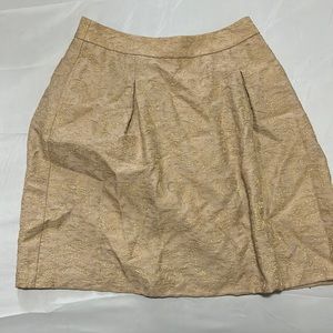 Gold floral intuitions skirt